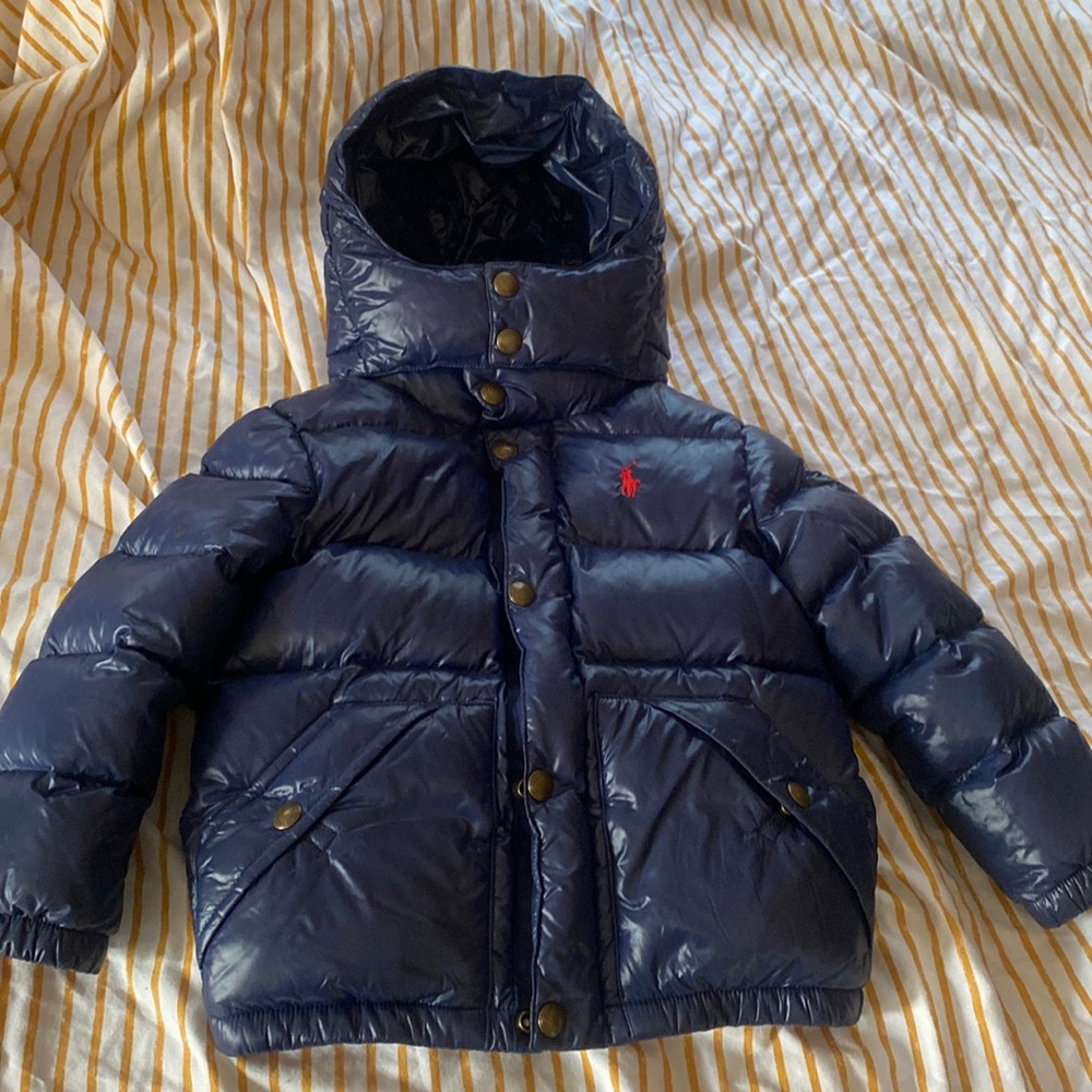 Toddler Blue Polo Ralph Lauren Jacket